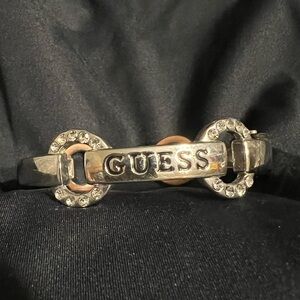 Vintage Guess Bangle Bracelet with stones